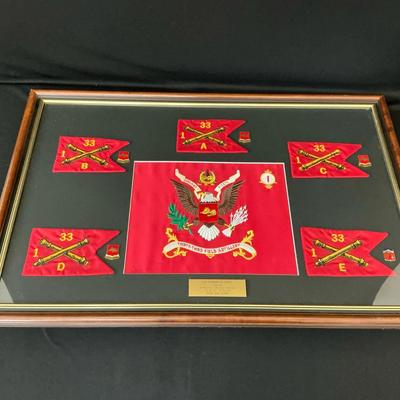 U.S. Army Thirty-Third Field Artillery Insignias