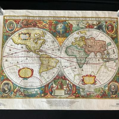 Historic Map Reproduction By Mercator And Hondius (1633)