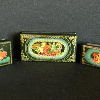Russian Lacquer Trinket Box III
