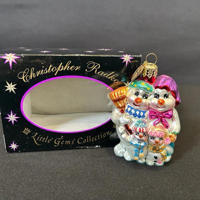 Christopher Radko “Winter Portrait” Ornament 