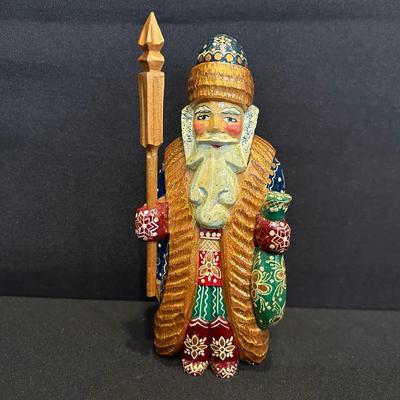 Russian Painted Santa