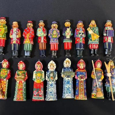 Russian Folk Art Ornaments 1