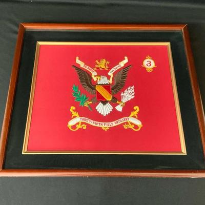 U.S. Army Thirty- Fifth Field Artillery Flag