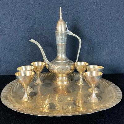 Arabic Turkish Persian Brass Dallah