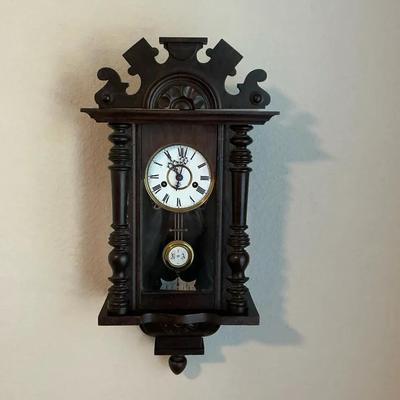 Antique Gustav Becker German Wall Clock