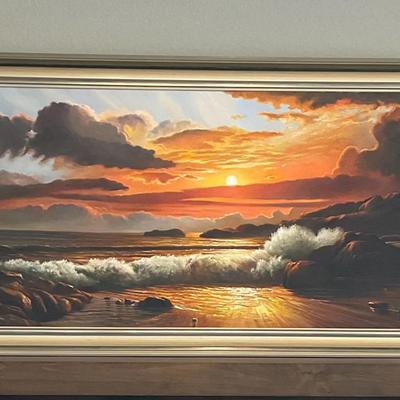 Oil On Canvass Seascape