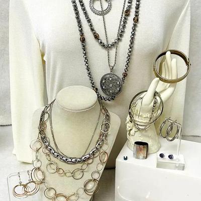 Vintage  Silver-tone Fashion Jewelry