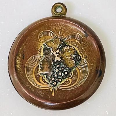 Antique Brass Pendant Locket