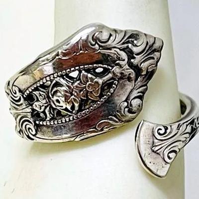 “Wallace” Sterling Silver Spoon Ring