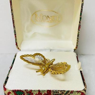 “Monet” Butterfly Brooch in Original Box