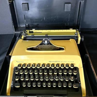 1960's Yellow & Black Remington Quiet-Riter