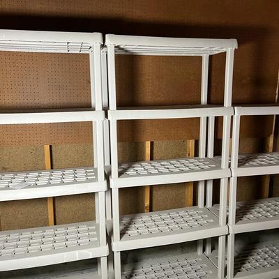 Sterilite Plastic Shelving Units