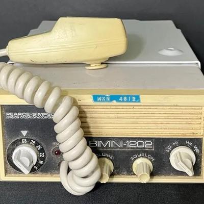 Vintage Pearce-Simpson Bimini 1202 Marine VHF Radio