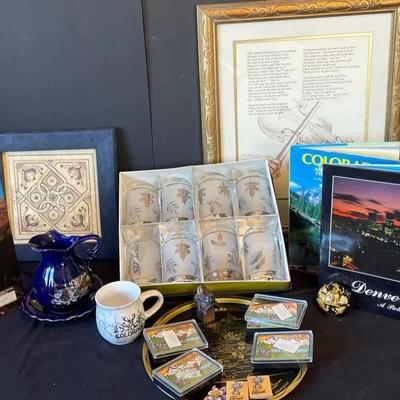 Colorado Treasures with Set of Libbey Glasses