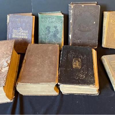 Antique Books From Mid to Late 1800’s to 1915's