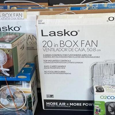 Need A Fan?  Six  20” box Fans and More!