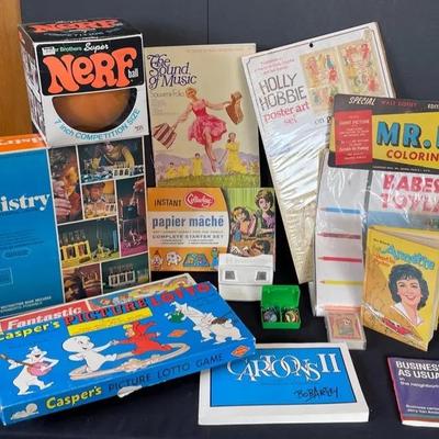 Toys From Another Era with Vintage Games and Books