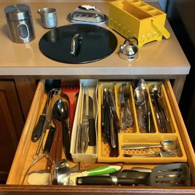 Miscellaneous Kitchen Utensils and Silverware 