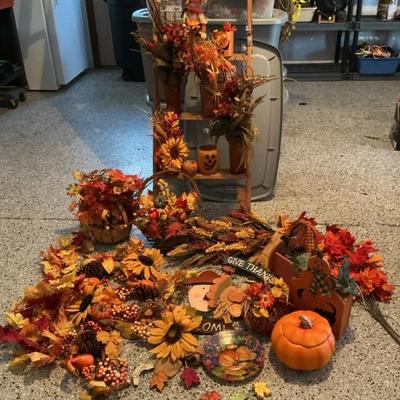 Assortment of Fall Decorations