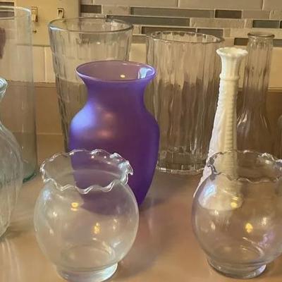 Assortment of Flower Vases