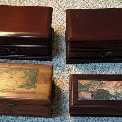 4 Jewelry Boxes