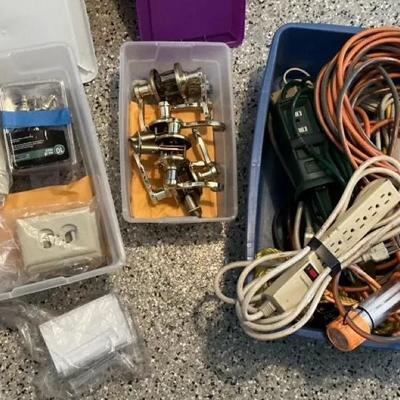 Electrical Cords, Plug Wall Plates, and Door Knob Hardware 
