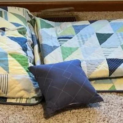Quilt, Pillow Shams + a Decorative Accent Pillow