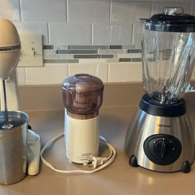 DrinkMaster, Oskar Chopper, Glass Farberware Blender