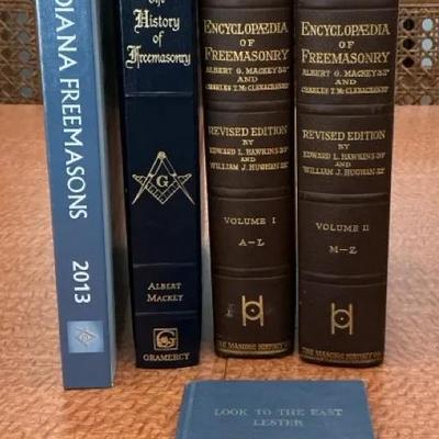 Assortment of Freemason Books