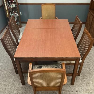 7 Piece Dining Room Table and Chair Set (UFI)
