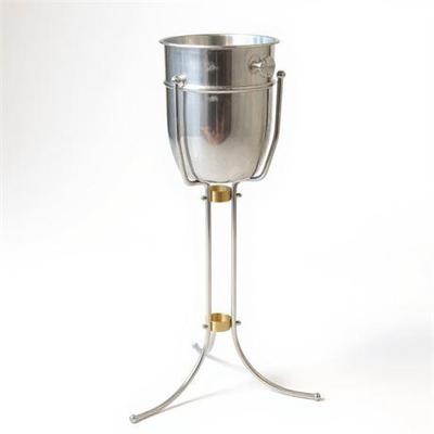Lot 067
Contemporary Champagne Bucket and Stand