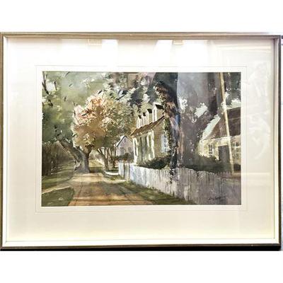 Lot 035-R   
Don Settle, Signed Watercolor, 1965, Untitled