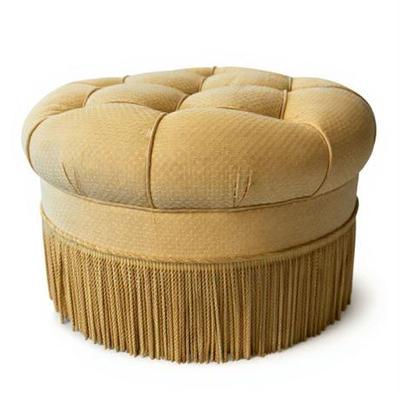 Lot 022   
Edward Ferrell Ltd., Bridgewater, Tufted Round Ottoman