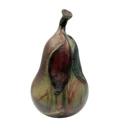 Lot 134 
Raku Pear Signed DMW, Dated 2001