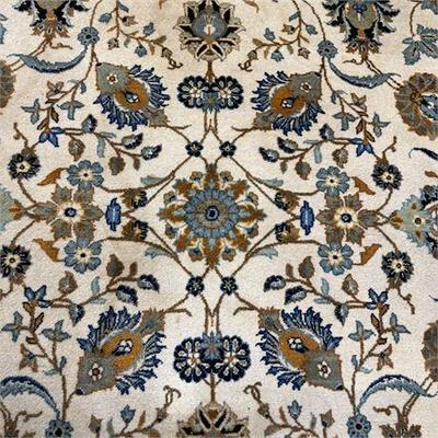 Lot 064  
Kashan Wool Area Rug, Vintage, 9' x 13'