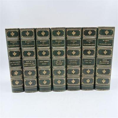 Lot 117-Col   
The Works of Ivan Turgenieff, 7 Volume Set, 1904
