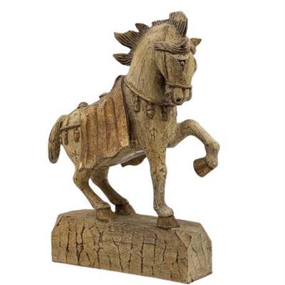 Lot 132   
Tang Style Carved Wooden Horse