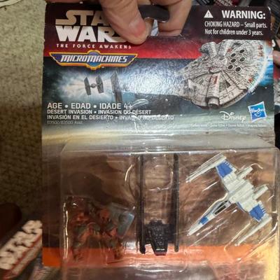 Sale Photo Thumbnail #184: Star Wars Micro Machines. - an entire section of these