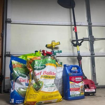 Troy-Bilt Weed Walker + Scotts Turf Builder, EZ Seed & Lawn Care Supplies 