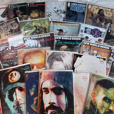 Large Walking Dead Comic Book Collection – 30 Issues, Variants & Fan-Favorite Covers (Set A)