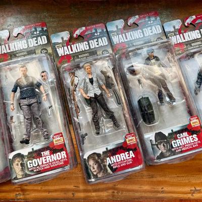 The Walking Dead Season 4 Action Figure Set – 5 Pieces, New in Box