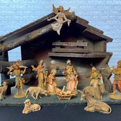 Handcrafted Italy-Made Nativity Set – Traditional Holiday Display