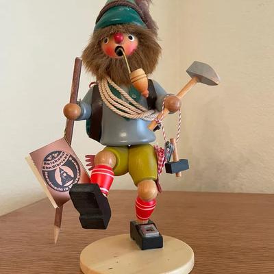 Christian Ulbricht Bavarian German Smoker incense burner “The Hiker”