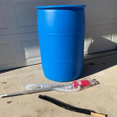 55-Gallon Heavy-Duty Water Barrel – Utility Storage Drum