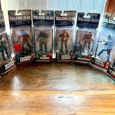 The Walking Dead Series 5 Action Figures — 8-Piece Set w/ Flashback Characters