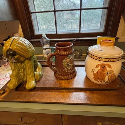 Sale Photo Thumbnail #40: Dog cookie jar!