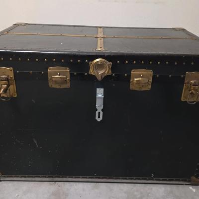 Vintage Genuine Vulcanized Trunk