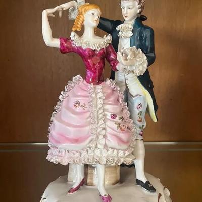 Vintage Porcelain Ballroom Dancers