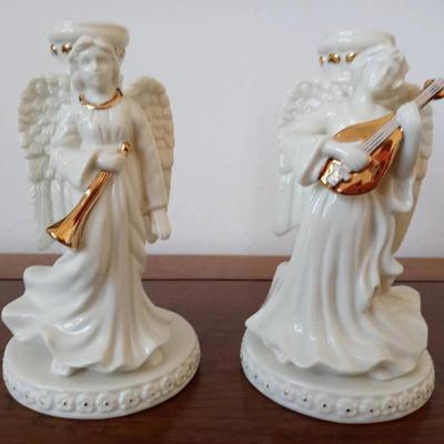 Angel Porcelain Candelabras