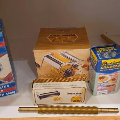 Italian Pasta Making: Traditional Brass Pasta Cutter and More